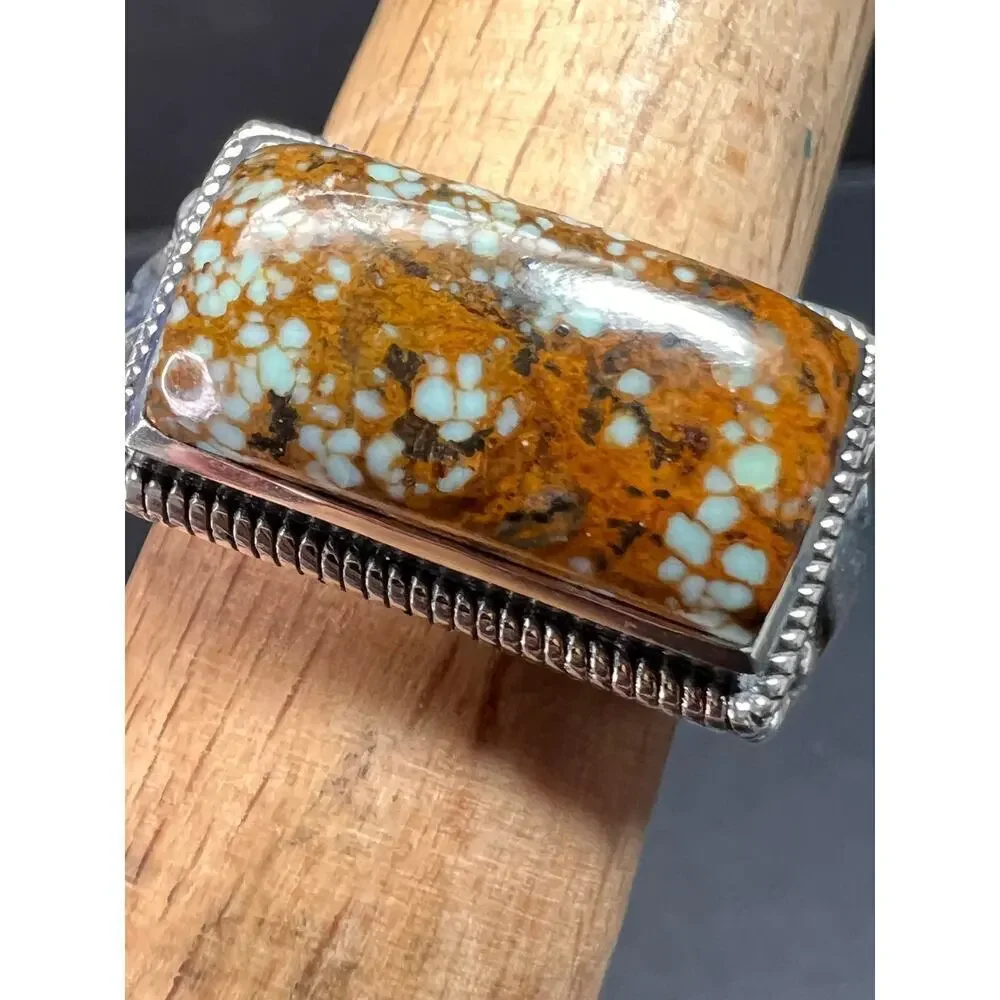 NEW Blue Horizon turquoise sterling silver ring size 7